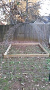 Here the panels are "hooped" up but not attached to each other or the base